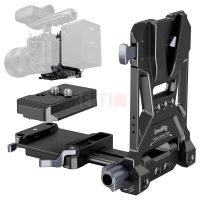 SmallRig 4064B – Plaque batterie V-Mount pliable en L avec double dégagement rapide Arca-Swiss