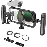 SmallRig x Brandon Li 4596 – Kit vidéo mobile tout-en-un pour smartphone avec Filtre VND 67 mm, Poignées Rotatives Support pour SSD M.2