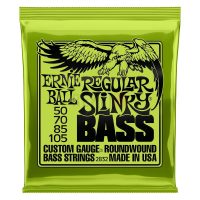Ernie Ball 2832 Regular Slinky – Cordes nickel pour basse électrique 4 cordes (50-105)