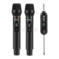 Microphones Sans fil Debra  PU-12H 2 Canal UHF-(2 Microphones + 1 Récepteur)