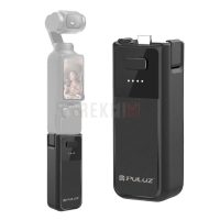 PULUZ Battery Grip 2800mAh pour DJI Osmo Pocket 3 – Poignée d’alimentation haute capacité noire