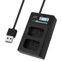 Powerextra Chargeur NP-FW50 USB avec écran LCD – Recharge batteries Pour Sony Alpha A6000,A6500,A6300,A7s,A7,A7II,A7SII,A5100,A5000,A7R,NEX 3/5/7