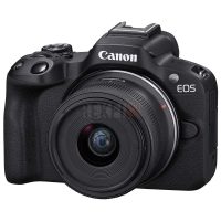 Canon EOS R50 + RF-S 18-45mm IS STM – Appareil photo hybride 4K rapide pour photo et vidéo