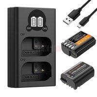 K&F Concept KF28.0042 – Pack 2 batteries DMW-BLK22 + chargeur LCD double pour Panasonic Lumix DC-S5 DC-S5 II DC-S5 IIX GH5 II GH6 S5II S5M2 GH5M2 S9 S9II