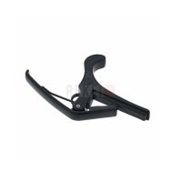 Harley Benton HBCC-K Classic Capo – Capodastre métal noir pour guitare classique, réglable d'une seule main