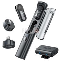 BOYA Magic 02 Combo 2TX+3RX – Kit microphone sans fil duo avec récepteurs Lightning, USB-C et Jack 3,5 mm