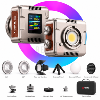 Tolifo PL-40RGB – Lumière LED COB RGB portable de poche pour photographie et vidéo en extérieur
