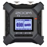 Zoom F3 – Enregistreur de terrain compact 2 pistes 32 bits flottants avec préamplis de qualité studio pour la production audio professionnelle