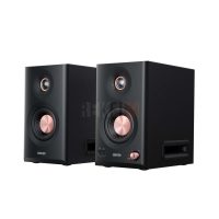 Edifier MR5 – Paire de moniteurs de studio actifs 3 voies 110W Hi-Res avec LDAC 24bits/96kHz, XLR, TRS, RCA, EQ + régulateur, et application ConneX