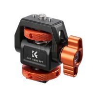 K&F Concept KF31.133 MS42 – Support de moniteur aluminium avec vis 1/4", 2 pins Arri, inclinaison 180° et rotation 360° pour cage caméra