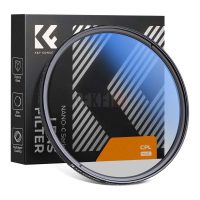 K&F Concept Filtre CPL Nano-C 77mm – Filtre polarisant circulaire multicouche HMC, verre optique AGC, cadre ultra-fin anti-rayures, compatible tous appareils photo reflex et hybrides