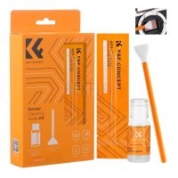 K&F Concept SKU.1616 – Kit de nettoyage capteur APS-C 16mm, 10 écouvillons microfibre à usage unique + liquide nettoyant 20ml sans ammoniaque