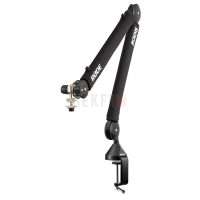 RØDE PSA1+ – Bras de studio professionnel silencieux, rotation 360°, charge 94g à 1,2kg, portée 94cm horizontal/86cm vertical, gestion de câble intégrée pour podcast et streaming