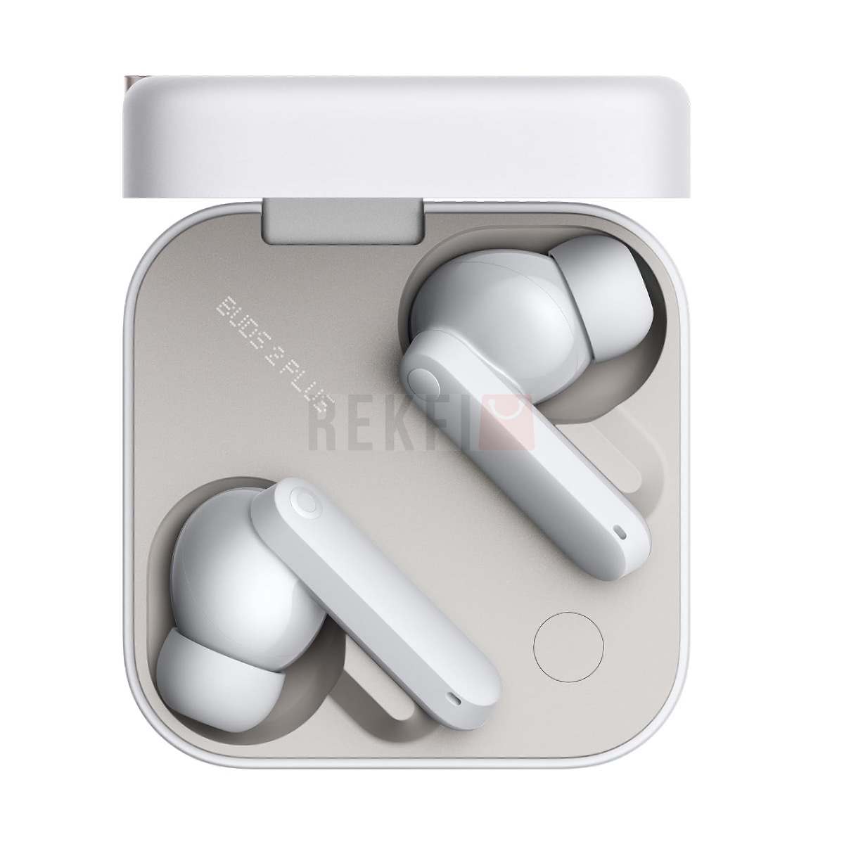 CMF by Nothing Buds 2 Plus – Écouteurs sans fil Avec Réduction du bruit adaptatif 50 dB avec audio haute résolution et driver 12 mm pour basses profondes - Gris Clair