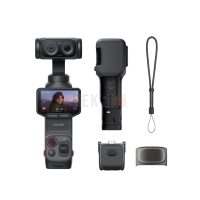 Insta360 Luna Ultra Standard Combo (Cosmic Black) – Caméra gimbal double objectif Leica 8K, capteur 1", écran OLED 2" détachable, triple puce IA, 47 Go de stockage interne