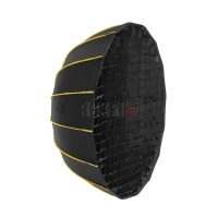 Triopo KL-105 avec grille et réflecteur – Beauty dish softbox octogonale pliable 105cm, monture Bowens, déflecteur réversible pour la mode et le portrait